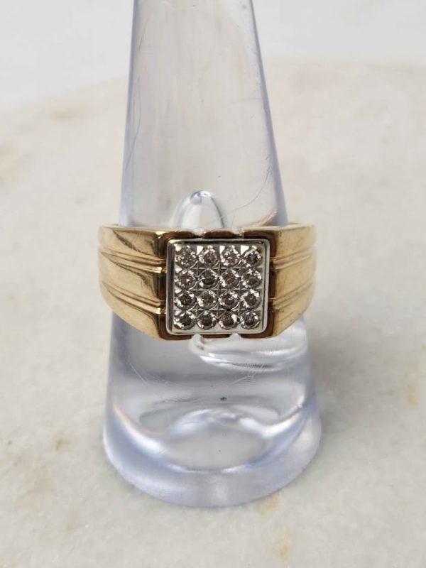 9CT YELLOW GOLD RING #GN389816 - Image 5