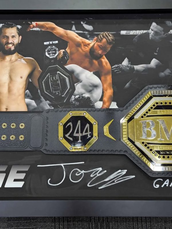 Framed UFC Jorge Masvidal Autographed Belt Memorabilia - BP391468 - Image 3