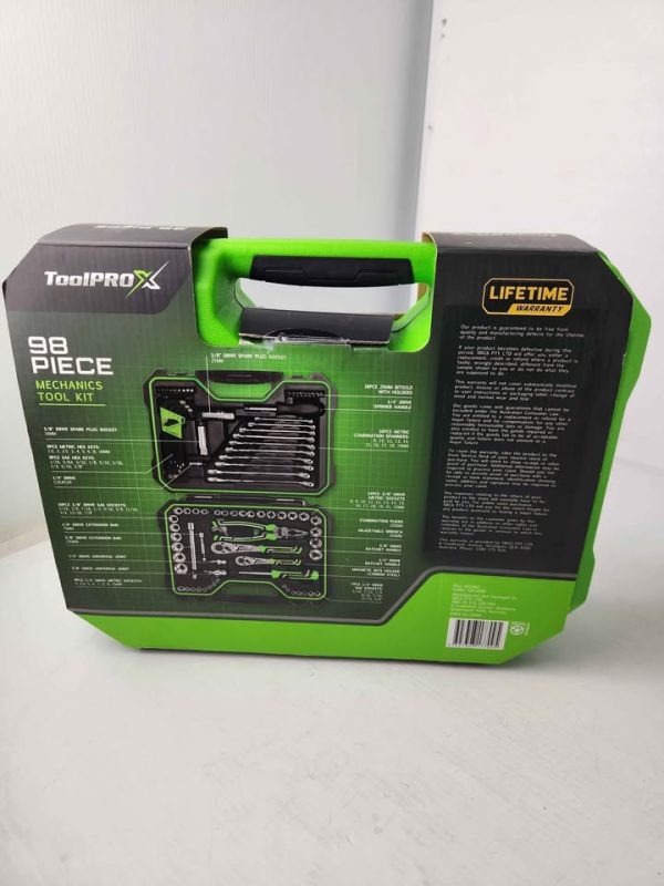 TOOLPRO MECHANICS TOOL KIT (98 PIECES) #GN391038 - Image 3