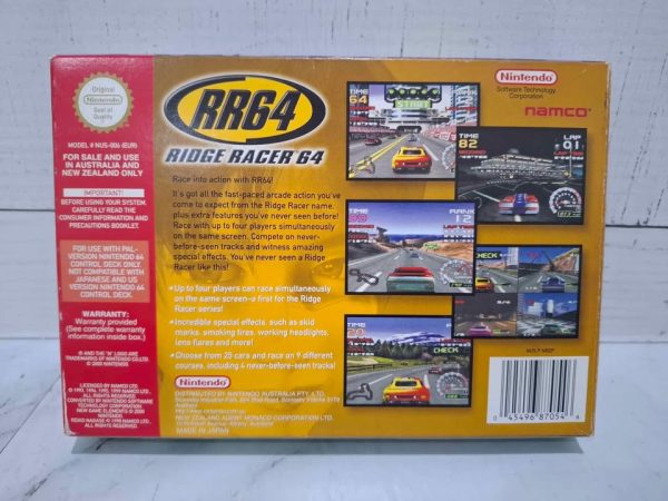 RR64 RIDGE RACER NINTENDO GAME *NO MANUAL* TW391645-29 - Image 4