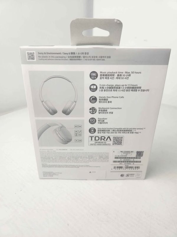 SONY HEADPHONES (WH-CH520) #GN392349 - Image 3