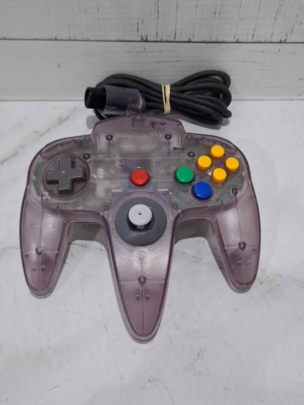 CLEAR PURPLE NINTENDO 64 CONTROLLER TW391645-7 - Image 7