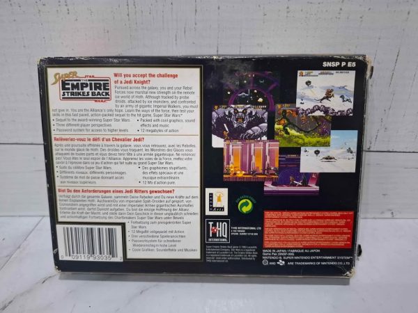 STAR WARS-THE EMPIRE STRIKES BACK NINTENDO GAME *NO MANUAL* TW391645-34 - Image 13