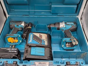 Makita 18V 4 Pce Hammer Drill & Impact Driver 3Ah Kit - BP395325