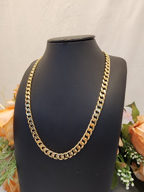 Unisex 10CT Yellow Gold Necklace - IP386457 - Image 4