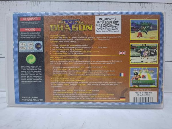 FLYING DRAGON NINTENDO GAME TW391645-21 - Image 3