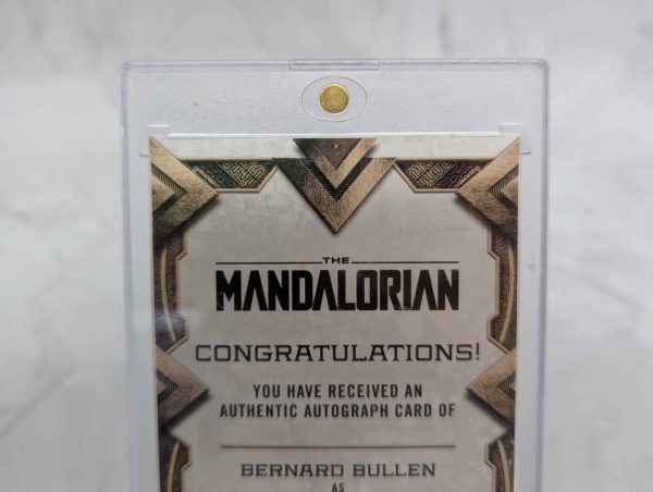 Topps Star Wars Bernard Bullen as Father of The Mandalorian Autograph Card - BP390993-6 - Image 6