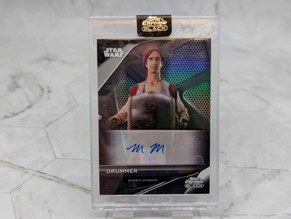 Topps Chrome Black Star Wars Drummer Autograph Card - BP390994-3 - Image 2