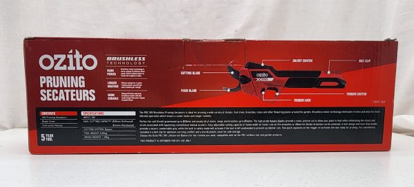 Ozito Pruning Secateurs 28mm 18v Skin Only - IP391852 - Image 3