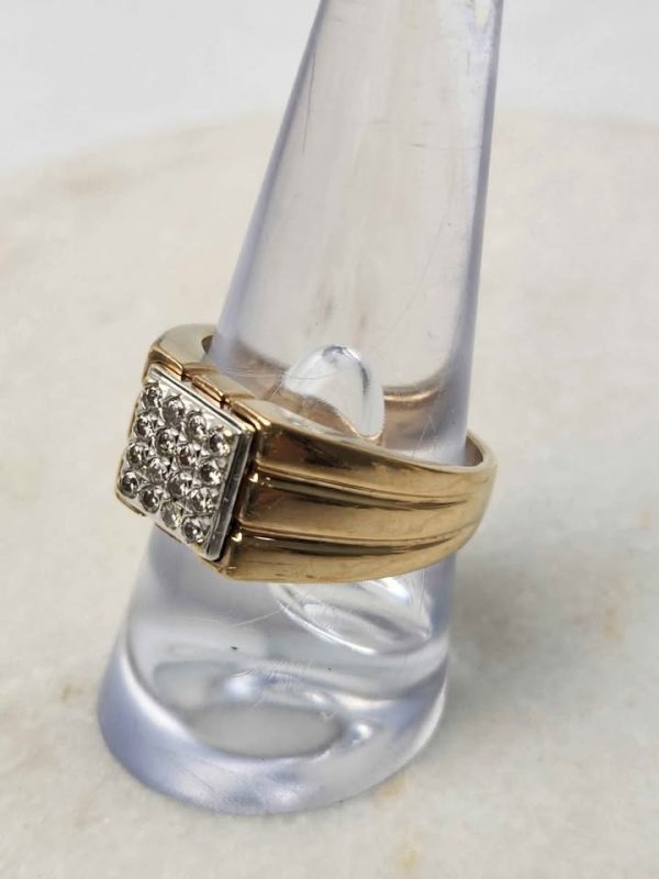 9CT YELLOW GOLD RING #GN389816 - Image 4