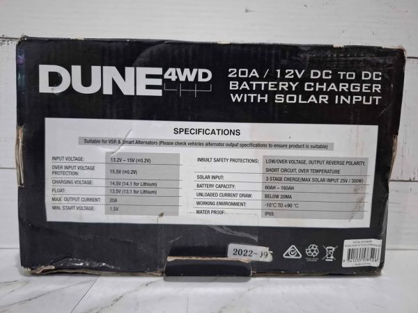 DUNE 4WD BATTERY CHARGER 20A/12V TW392957 - Image 16