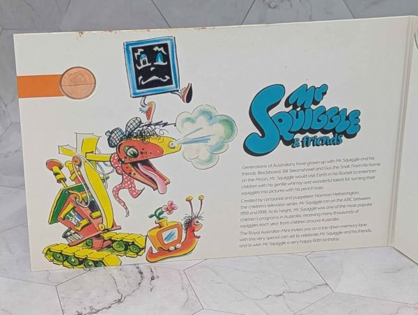 Mr Squiggle & Friends 2019 Collectable 7-Coin Set - BP392937 - Image 3
