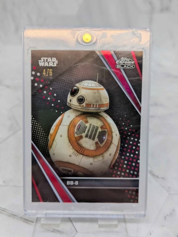 Topps Chrome Black Star Wars BB-8 Card (4/5) - BP390993-1 - Image 2