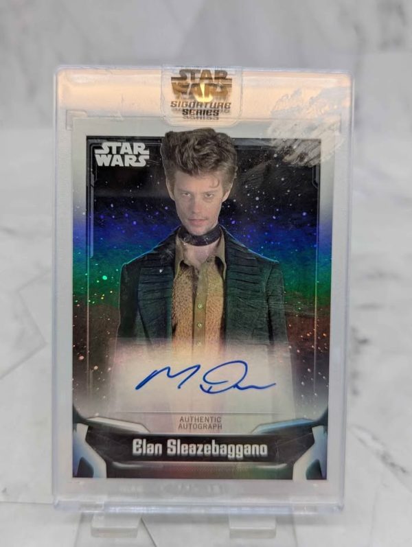 Topps Star Wars Matt Doran as Elan Sleazebaggano Autograph Card - BP390993-5 - Image 2