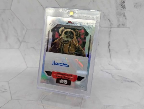 Topps Finest Star Wars Harrison Davis as Pommet Warrick Autograph Card - BP390993-9