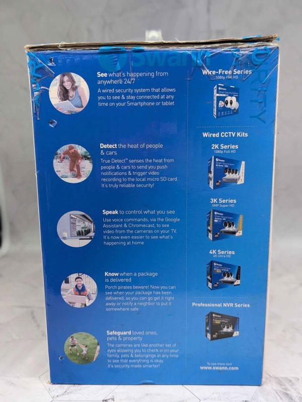 Swann 2K 1080p Smart Security System (SWDVK-444804BV) - BP380309 - Image 2