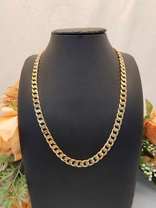 Unisex 10CT Yellow Gold Necklace - IP386457 - Image 7