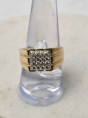 9CT YELLOW GOLD RING #GN389816