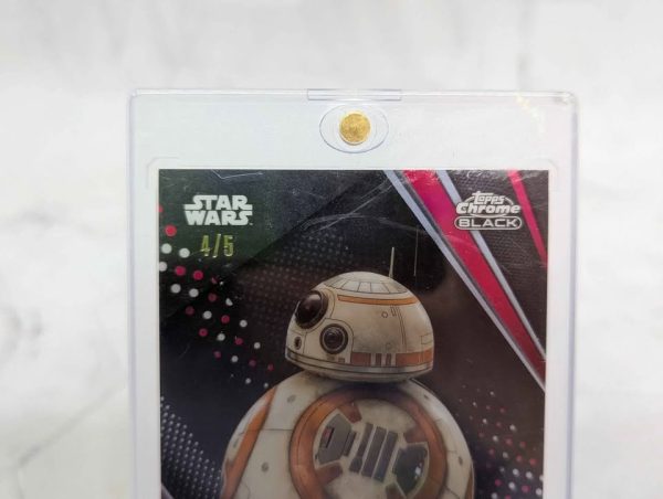 Topps Chrome Black Star Wars BB-8 Card (4/5) - BP390993-1 - Image 3