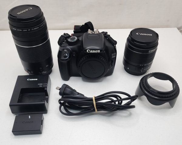 Canon EOS 1100D Camera w/ Lenses and Battery - IP390833 - Image 11