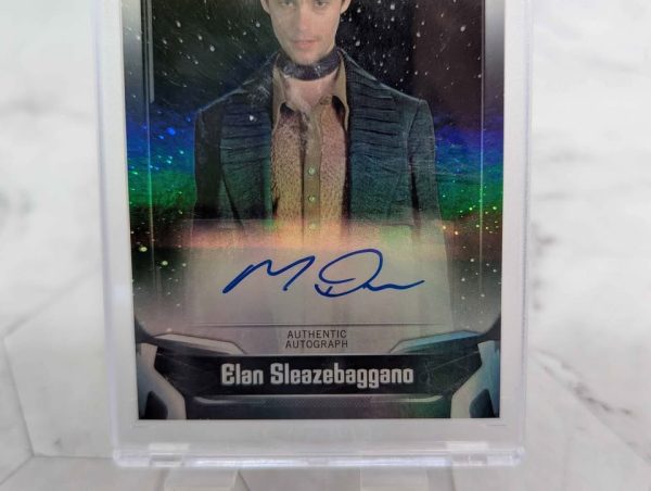 Topps Star Wars Matt Doran as Elan Sleazebaggano Autograph Card - BP390993-5 - Image 4