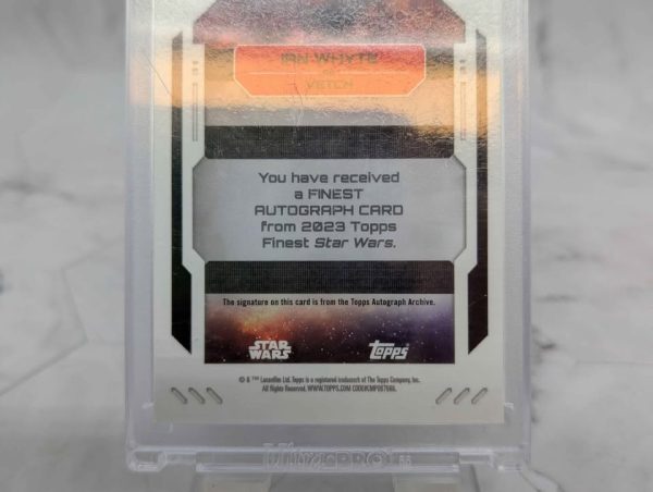Topps Finest Star Wars Ian Whyte as Vetch Autograph Card (84/99) - BP390993-11 - Image 7