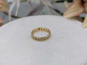 Valuated Ladies 18CT Yellow Gold Diamond Band Ring (4.13gms) - BP373758