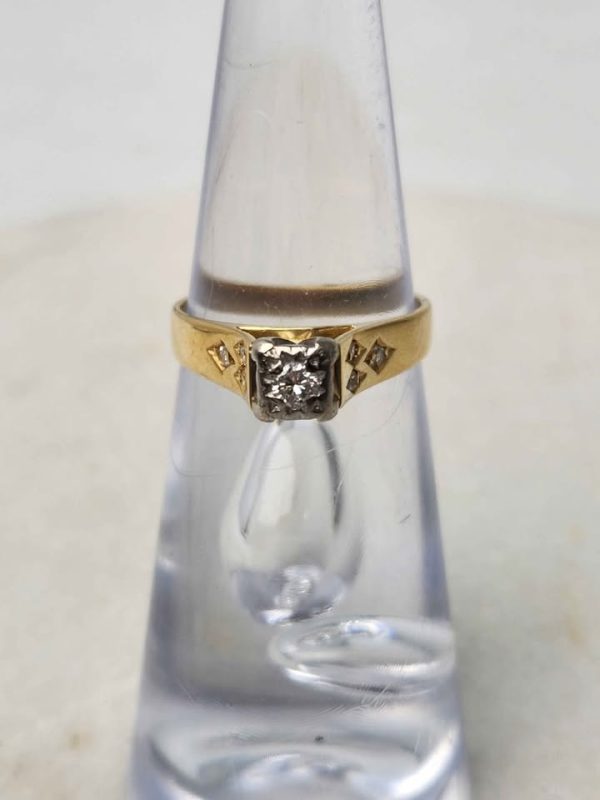 LADIES 18CT YELLOW GOLD RING #GN389699 - Image 8