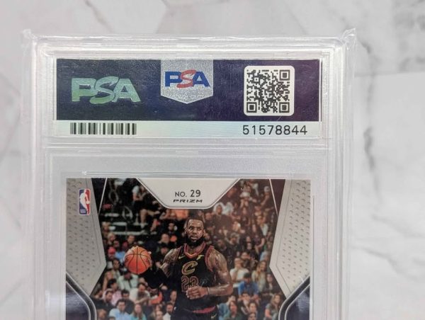 PSA Graded 2018 Panini Prizm LeBron James Dominance Card (Mint 9) - BP391383 - Image 6