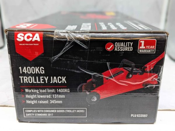 Sealed SCA 1400Kg Trolley Jack - BP393230 - Image 3
