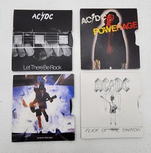 Set of 4 ACDC Uncirculated Collectable C0ins - IP390348