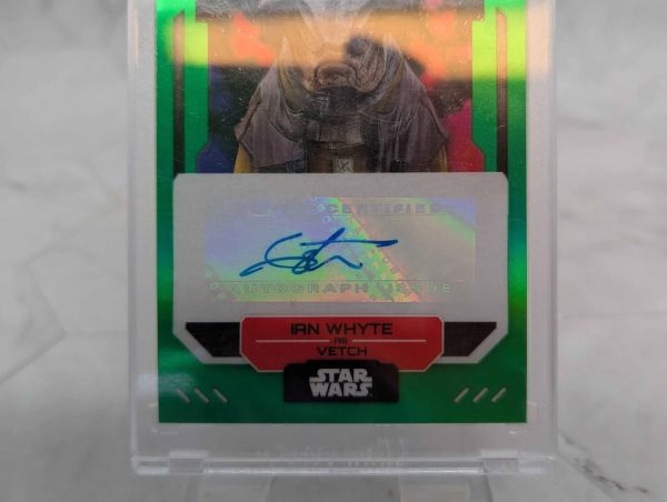 Topps Finest Star Wars Ian Whyte as Vetch Autograph Card (84/99) - BP390993-11 - Image 4