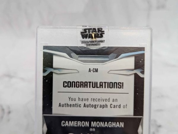 Topps Star Wars Cameron Monaghan as Cal Kestis Autograph Card - BP390993 - Image 6