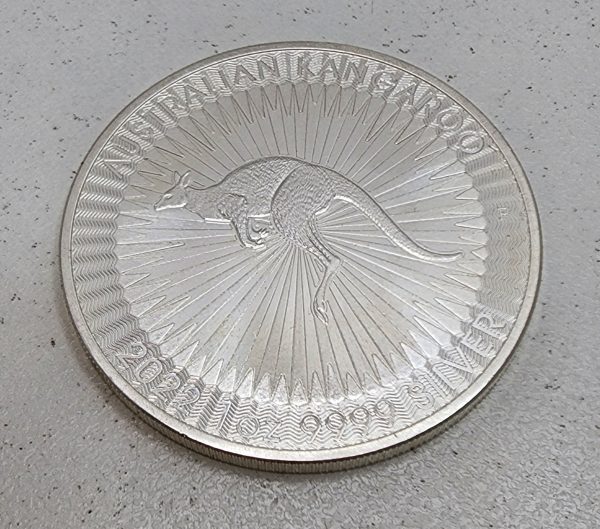 Set of 10 Australian 1oz  9999 Silver Dollar 2022 Kangaroo Coins - IP376589 - Image 2