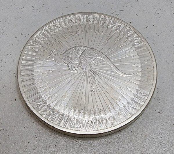 Set of 10 Australian 1oz  9999 Silver Dollar 2022 Kangaroo Coins - IP376589 - Image 6
