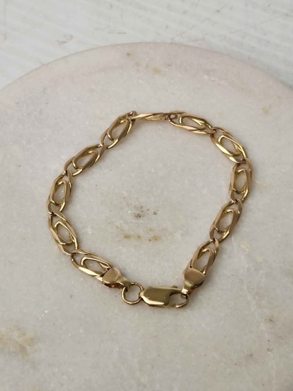 9CT YELLOW GOLD BRACELET #GN370811 - Image 5