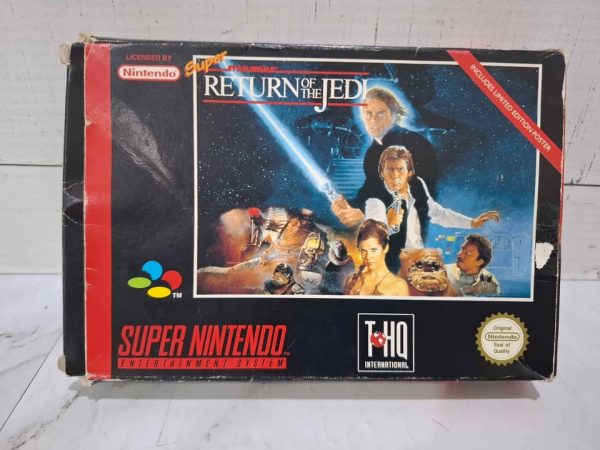 STARWARS -RETURN OF TH JEDI NINTENDO GAME *NO MANUAL* TW391645-35