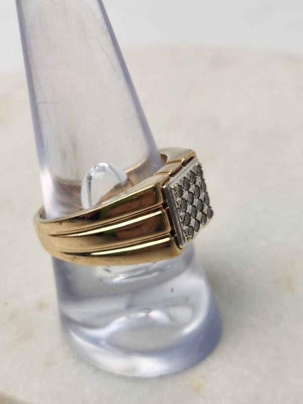 9CT YELLOW GOLD RING #GN389816 - Image 8