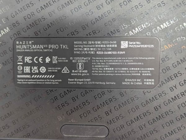 Razer Huntsman V3 Pro TKL Gaming Keyboard - BP394570 - Image 7