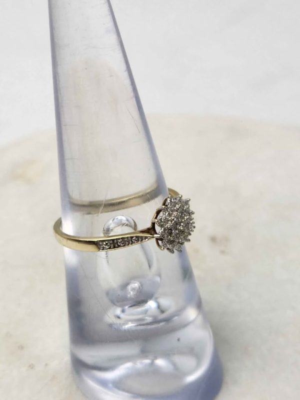9CT YELLOW GOLD RING #GN390086 - Image 4