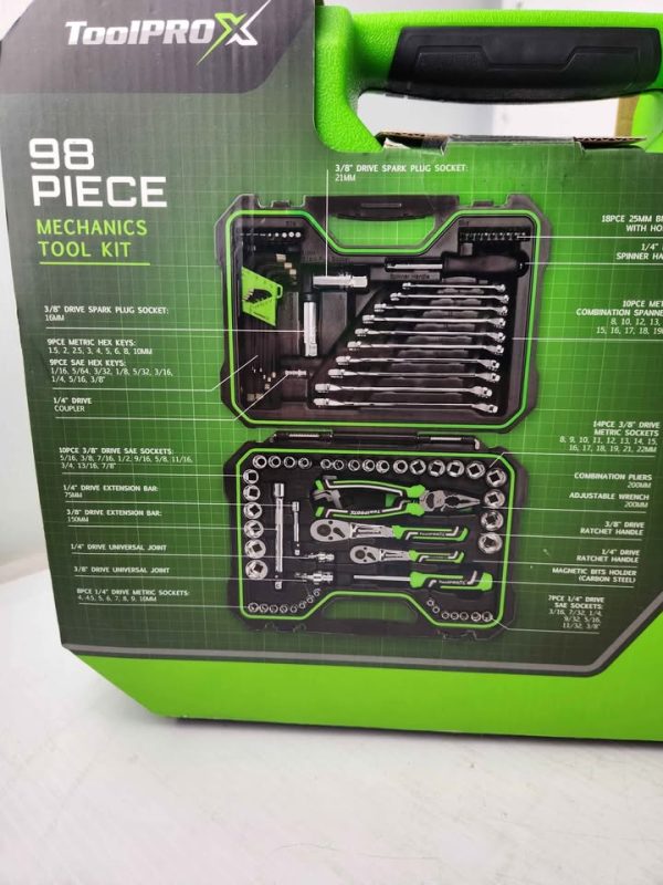 TOOLPRO MECHANICS TOOL KIT (98 PIECES) #GN391038 - Image 2