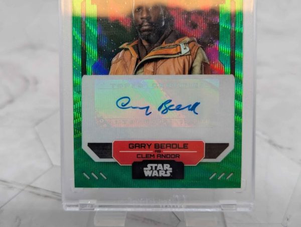 Topps Finest Star Wars Gary Beadle as Clem Andor Autograph Card (91/99) - BP390993-8 - Image 4