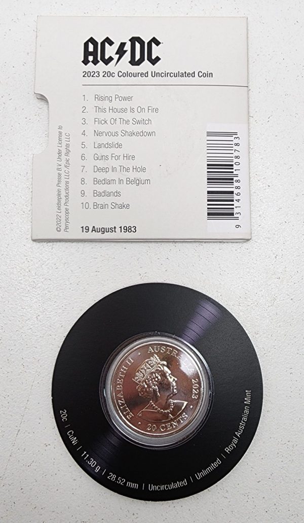 Set of 4 ACDC Uncirculated Collectable C0ins - IP390348 - Image 19