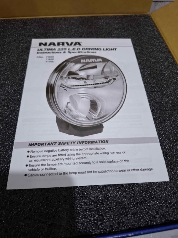 NARVA SPOT LIGHT ULTIMA LED 225  TW386016 - Image 12