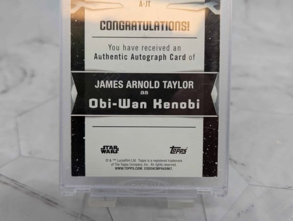 Topps Star Wars James Arnold Taylor as Obi-Wan Kenobi Autograph Card - BP390993-4 - Image 7