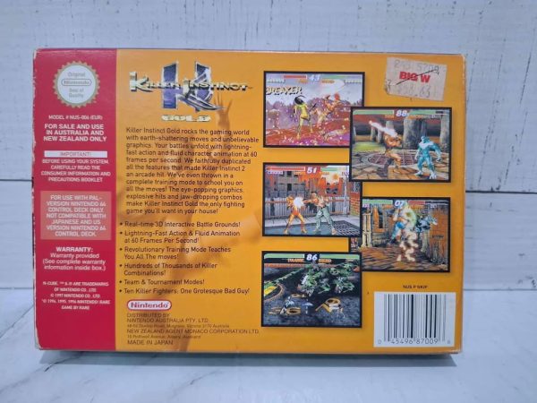 KILLER INSTINCT GOLD NINTENDO GAME *NO MANUAL* TW391645-31 - Image 12