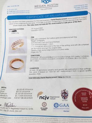 19CT YELLOW GOLD RING (VAL) #GN376535
