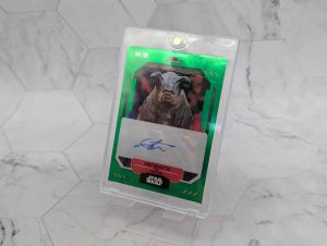 Topps Finest Star Wars Ian Whyte as Vetch Autograph Card (84/99) - BP390993-11