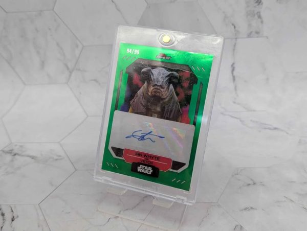 Topps Finest Star Wars Ian Whyte as Vetch Autograph Card (84/99) - BP390993-11