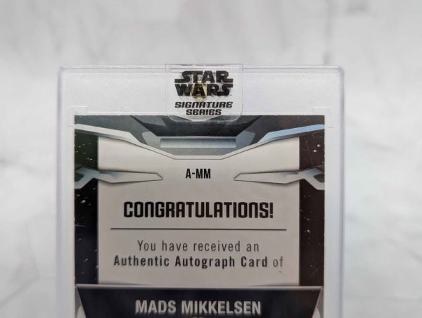 Topps Star Wars Mads Mikkelsen as Galen Erso Autograph Card (12/25) - BP390993-2 - Image 6